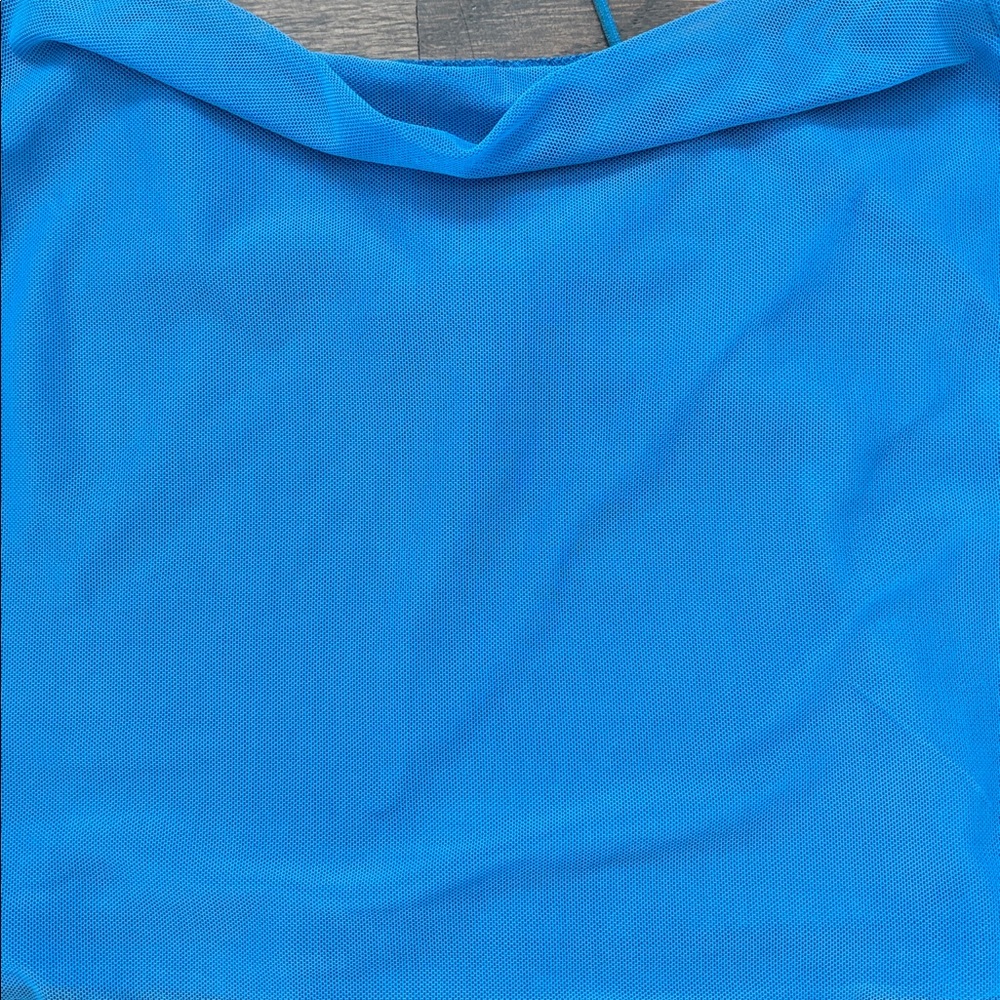 Blue Women's Crop Top - Picture 4 of 10